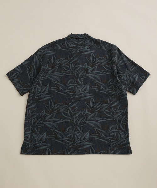 NANO universe(ナノユニバース)の「LB.04/ダークアロハリネンシャツ(シャツ/ブラウス・メンズ・ホワイト系その他/ブルー系その他3/ブラウン系その他3・S/M/L/XL)」の13枚目の写真