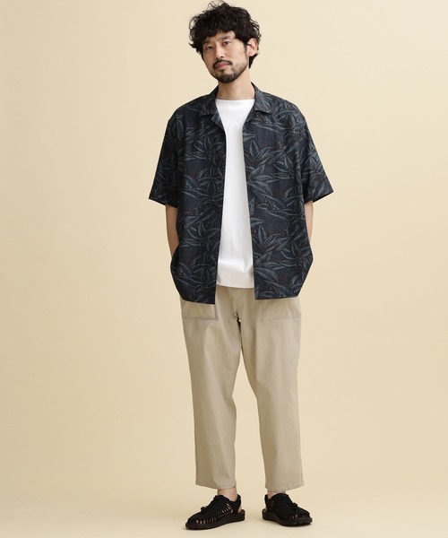 NANO universe(ナノユニバース)の「LB.04/ダークアロハリネンシャツ(シャツ/ブラウス・メンズ・ホワイト系その他/ブルー系その他3/ブラウン系その他3・S/M/L/XL)」の20枚目の写真