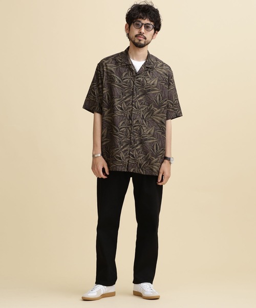 NANO universe(ナノユニバース)の「LB.04/ダークアロハリネンシャツ(シャツ/ブラウス・メンズ・ホワイト系その他/ブルー系その他3/ブラウン系その他3・S/M/L/XL)」の22枚目の写真