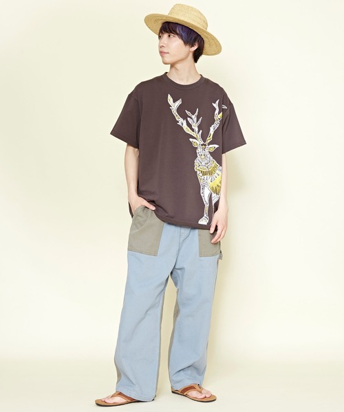 チャイハネ（チャイハネ）の「【チャイハネ】grn×Amina ネアティブMEN'Sパンツ（その他パンツ・メンズ・ベージュ/ブラウン/ブルー・FREE）」の19枚目の写真