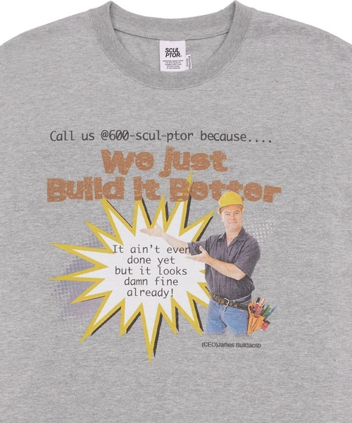 SCULPTOR（スカルプター）の「Construction Site Tee/コンストラクションサイトT（Tシャツ/カットソー・レディース・ライム/ホワイト/グレー・LARGE/MEDIUM）」の18枚目の写真