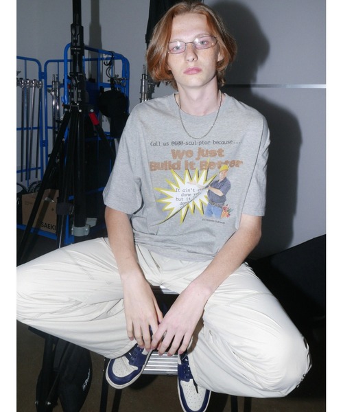 SCULPTOR（スカルプター）の「Construction Site Tee/コンストラクションサイトT（Tシャツ/カットソー・レディース・ライム/ホワイト/グレー・LARGE/MEDIUM）」の12枚目の写真