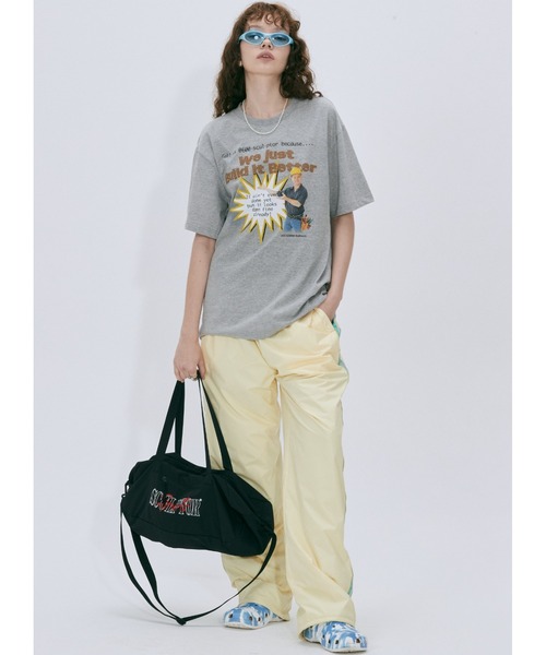 SCULPTOR（スカルプター）の「Construction Site Tee/コンストラクションサイトT（Tシャツ/カットソー・レディース・ライム/ホワイト/グレー・LARGE/MEDIUM）」の4枚目の写真