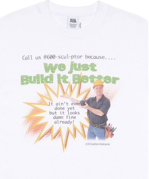 SCULPTOR（スカルプター）の「Construction Site Tee/コンストラクションサイトT（Tシャツ/カットソー・レディース・ライム/ホワイト/グレー・LARGE/MEDIUM）」の19枚目の写真