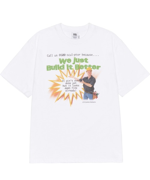 SCULPTOR（スカルプター）の「Construction Site Tee/コンストラクションサイトT（Tシャツ/カットソー・レディース・ライム/ホワイト/グレー・LARGE/MEDIUM）」の6枚目の写真