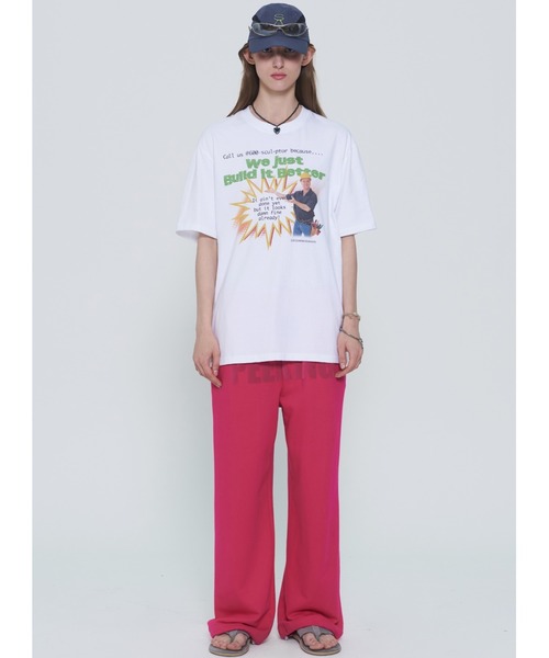 SCULPTOR（スカルプター）の「Construction Site Tee/コンストラクションサイトT（Tシャツ/カットソー・レディース・ライム/ホワイト/グレー・LARGE/MEDIUM）」の8枚目の写真