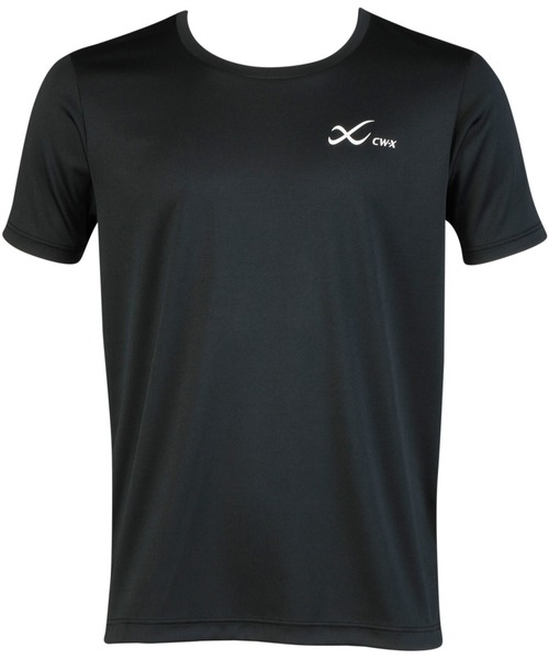 CW-X(シーダブリューエックス)の「アウタートップス 半袖(Tシャツ/カットソー・レディース・ホワイト/ブラック/スモークピンク/グレイッシュブルー/イエロー/パープル/ターコイズブルー/ピンク/ブラック系その他/アイボリー/サックスブルー/ピンク系その他2・LL/L/M/S)」の5枚目の写真