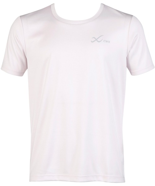 CW-X(シーダブリューエックス)の「アウタートップス 半袖(Tシャツ/カットソー・レディース・ホワイト/ブラック/スモークピンク/グレイッシュブルー/イエロー/パープル/ターコイズブルー/ピンク/ブラック系その他/アイボリー/サックスブルー/ピンク系その他2・LL/L/M/S)」の10枚目の写真