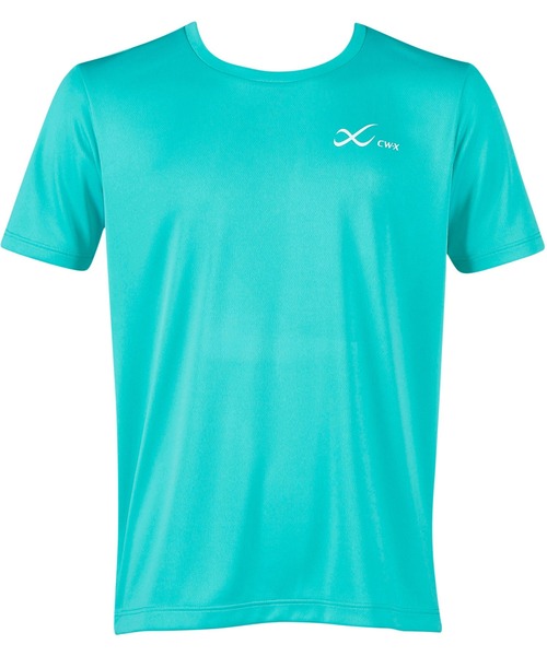 CW-X(シーダブリューエックス)の「アウタートップス 半袖(Tシャツ/カットソー・レディース・ホワイト/ブラック/スモークピンク/グレイッシュブルー/イエロー/パープル/ターコイズブルー/ピンク/ブラック系その他/アイボリー/サックスブルー/ピンク系その他2・LL/L/M/S)」の7枚目の写真