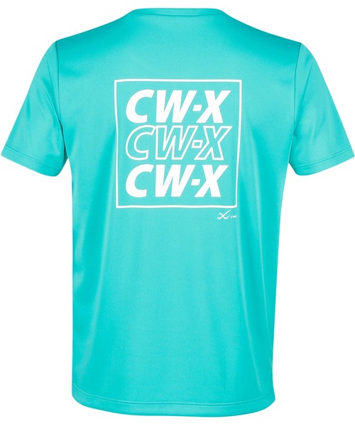 CW-X(シーダブリューエックス)の「アウタートップス 半袖(Tシャツ/カットソー・レディース・ホワイト/ブラック/スモークピンク/グレイッシュブルー/イエロー/パープル/ターコイズブルー/ピンク/ブラック系その他/アイボリー/サックスブルー/ピンク系その他2・LL/L/M/S)」の17枚目の写真