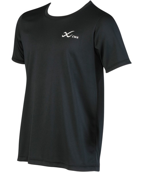 CW-X(シーダブリューエックス)の「アウタートップス 半袖(Tシャツ/カットソー・レディース・ホワイト/ブラック/スモークピンク/グレイッシュブルー/イエロー/パープル/ターコイズブルー/ピンク/ブラック系その他/アイボリー/サックスブルー/ピンク系その他2・LL/L/M/S)」の22枚目の写真