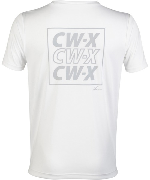 CW-X(シーダブリューエックス)の「アウタートップス 半袖(Tシャツ/カットソー・レディース・ホワイト/ブラック/スモークピンク/グレイッシュブルー/イエロー/パープル/ターコイズブルー/ピンク/ブラック系その他/アイボリー/サックスブルー/ピンク系その他2・LL/L/M/S)」の21枚目の写真