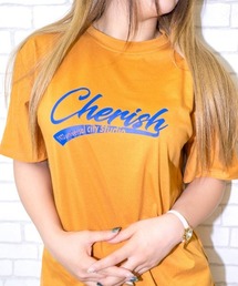 フロント プリント ゆったりめ Tシャツ