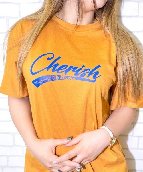 Loco Ocean(ロコオーシャン)の「フロント プリント ゆったりめ Tシャツ(Tシャツ/カットソー・レディース・ホワイト/チャコール/ダークオレンジ・M/L/XL)」の3枚目の写真