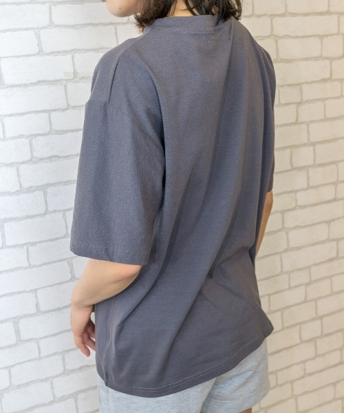 Loco Ocean(ロコオーシャン)の「フロント プリント ゆったりめ Tシャツ(Tシャツ/カットソー・レディース・ホワイト/チャコール/ダークオレンジ・M/L/XL)」の12枚目の写真