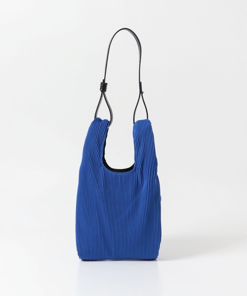 SENSE OF PLACE by URBAN RESEARCH（センスオブプレイスバイアーバンリサーチ）の「プリーツミニマルシェバッグ（トートバッグ・メンズ・グリーン/チャコールグレー/ブルー/パープル・ONE）」の6枚目の写真