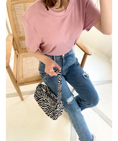 JUMELLE（ジュメロ）の「ダメージカットデニムパンツ（デニムパンツ・レディース・ブルー・SMALL/MEDIUM）」の11枚目の写真