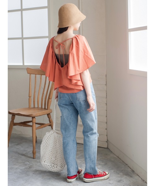 JUMELLE（ジュメロ）の「ダメージカットデニムパンツ（デニムパンツ・レディース・ブルー・SMALL/MEDIUM）」の17枚目の写真