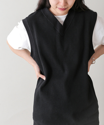 UNFOLLOW | ヘビーワッフルVネックベスト(ベスト)