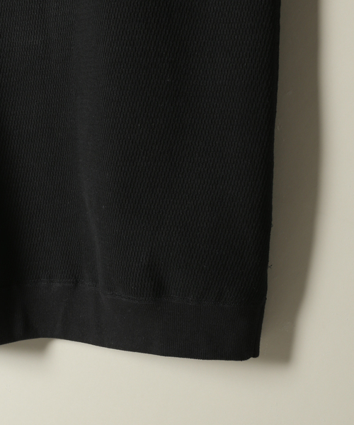 UNFOLLOW（アンフォロー）の「ヘビーワッフルVネックベスト（ベスト・メンズ・ブラック・2/3）」の14枚目の写真