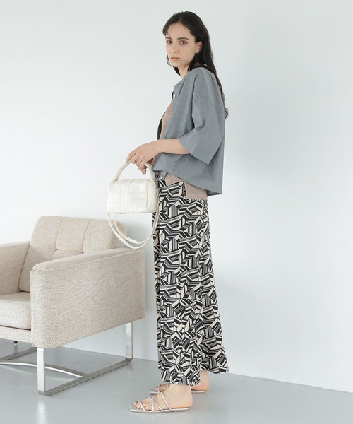 LAKOLE（ラコレ）の「メランジシアーリブタンクトップ / 352146（タンクトップ・レディース・グレー/ライトベージュ/ブラウン/グリーン・MEDIUM/SMALL）」の17枚目の写真