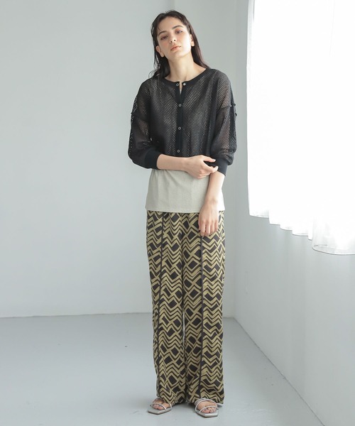 LAKOLE（ラコレ）の「メランジシアーリブタンクトップ / 352146（タンクトップ・レディース・グレー/ライトベージュ/ブラウン/グリーン・MEDIUM/SMALL）」の20枚目の写真