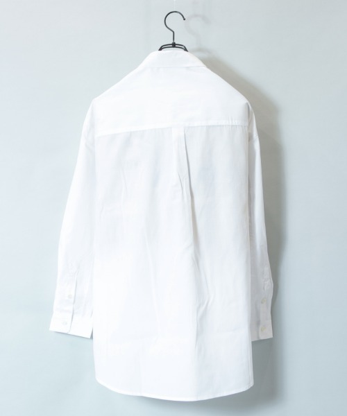 JACKROSE(ジャックローズ)の「JE-ブロード・リラックス-LSシャツ(シャツ/ブラウス・メンズ・ホワイト/ブラック/ブラック×ホワイト/ベージュ/ブルー・FREE)」の10枚目の写真