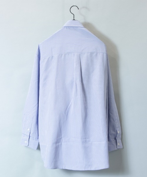 JACKROSE(ジャックローズ)の「JE-ブロード・リラックス-LSシャツ(シャツ/ブラウス・メンズ・ホワイト/ブラック/ブラック×ホワイト/ベージュ/ブルー・FREE)」の7枚目の写真