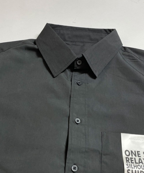 JACKROSE(ジャックローズ)の「JE-ブロード・リラックス-LSシャツ(シャツ/ブラウス・メンズ・ホワイト/ブラック/ブラック×ホワイト/ベージュ/ブルー・FREE)」の6枚目の写真