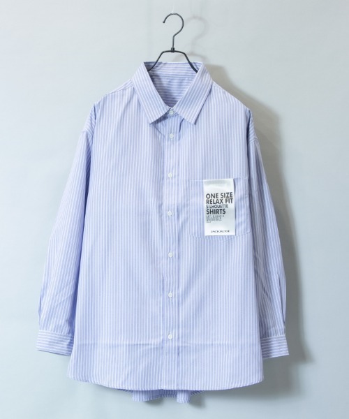 JACKROSE(ジャックローズ)の「JE-ブロード・リラックス-LSシャツ(シャツ/ブラウス・メンズ・ホワイト/ブラック/ブラック×ホワイト/ベージュ/ブルー・FREE)」の17枚目の写真