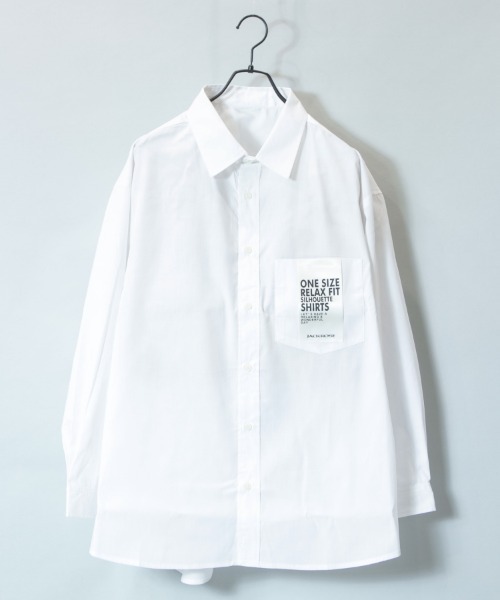 JACKROSE(ジャックローズ)の「JE-ブロード・リラックス-LSシャツ(シャツ/ブラウス・メンズ・ホワイト/ブラック/ブラック×ホワイト/ベージュ/ブルー・FREE)」の21枚目の写真