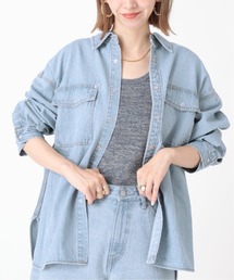 B.C STOCK | オーバールーズデニムワークシャツ(シャツ/ブラウス)