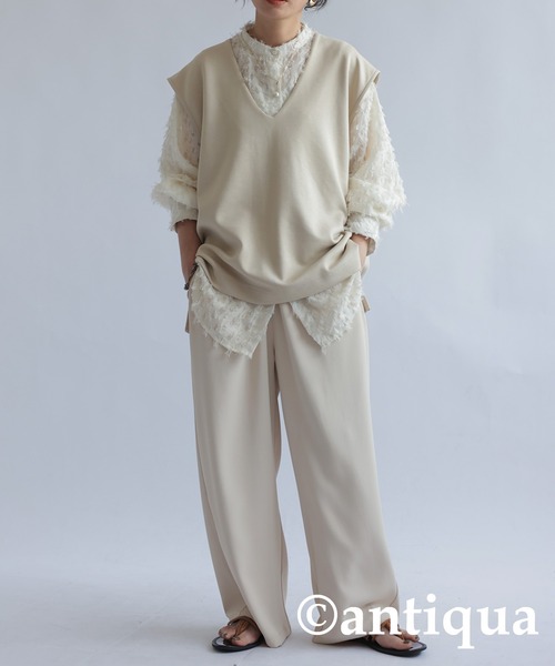 アンサイクロペディア　OAV セール】ポンチベスト（ベスト）｜antiqua（アンティカ）の