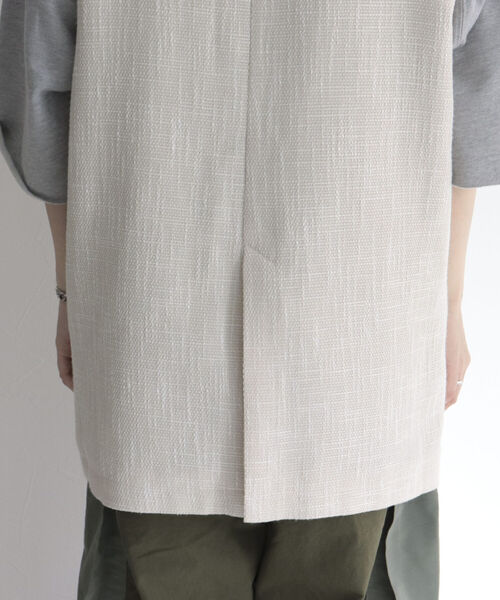 fredy emue(フレディエミュ)の「ツィードジレ ベスト(ベスト・レディース・ブラック/アイボリー・38)」の19枚目の写真