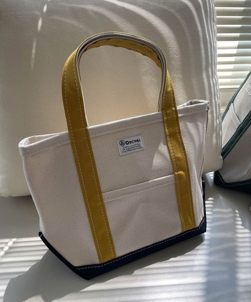 ORCIVAL（オーシバル）の「ORCIVAL　キャンバストートバッグS（トートバッグ・レディース・イエロー系その他/グレー系その他/グリーン系その他/ベージュ系その他/ブラウン系その他/ホワイト系その他・ONE）」の6枚目の写真