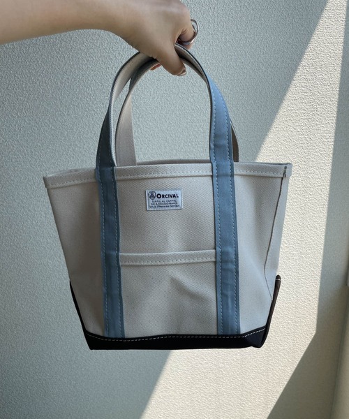 ORCIVAL（オーシバル）の「ORCIVAL　キャンバストートバッグS（トートバッグ・レディース・イエロー系その他/グレー系その他/グリーン系その他/ベージュ系その他/ブラウン系その他/ホワイト系その他・ONE）」の7枚目の写真