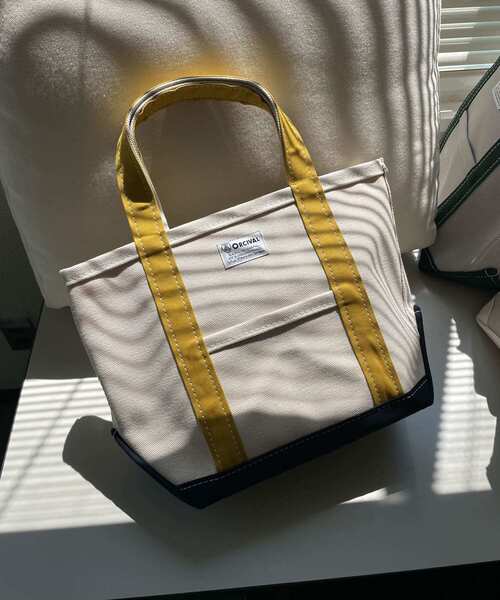 ORCIVAL（オーシバル）の「ORCIVAL　キャンバストートバッグS（トートバッグ・レディース・イエロー系その他/グレー系その他/グリーン系その他/ベージュ系その他/ブラウン系その他/ホワイト系その他・ONE）」の8枚目の写真