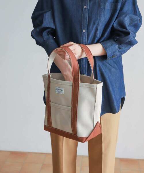 ORCIVAL（オーシバル）の「ORCIVAL　キャンバストートバッグS（トートバッグ・レディース・イエロー系その他/グレー系その他/グリーン系その他/ベージュ系その他/ブラウン系その他/ホワイト系その他・ONE）」の13枚目の写真