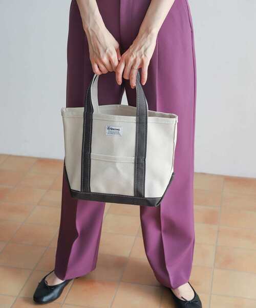 ORCIVAL（オーシバル）の「ORCIVAL　キャンバストートバッグS（トートバッグ・レディース・イエロー系その他/グレー系その他/グリーン系その他/ベージュ系その他/ブラウン系その他/ホワイト系その他・ONE）」の18枚目の写真