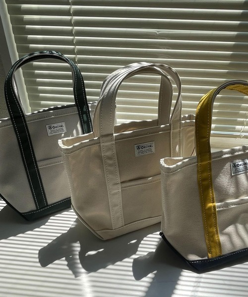 ORCIVAL（オーシバル）の「ORCIVAL　キャンバストートバッグS（トートバッグ・レディース・イエロー系その他/グレー系その他/グリーン系その他/ベージュ系その他/ブラウン系その他/ホワイト系その他・ONE）」の19枚目の写真