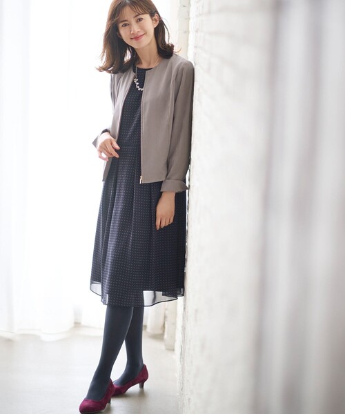 Reflect（リフレクト）の「◆【洗える】スウェード調ジッパーブルゾン（ブルゾン・レディース・サンドベージュ/ボルドー・11/09/17/13/07/15 ）」の14枚目の写真