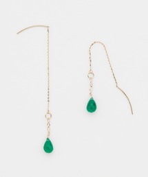 K10カルセドニーピアス