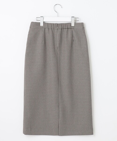 J.PRESS(ジェイプレス)の「【洗える】WOOLCOチェック スカート(スカート・レディース・ライトグレー系3・T15/T17/T13)」の5枚目の写真