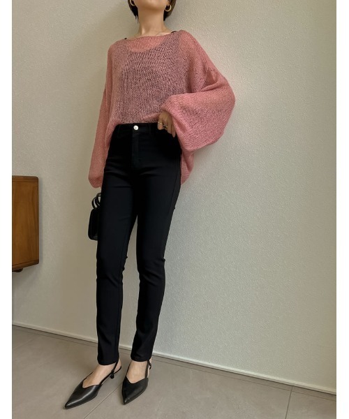 Re:EDIT（リエディ）の「[2023S/S SHOES COLLECTION]ポインテッドトゥバックストラップローヒールミュールパンプス（その他シューズ・レディース・ブラック/ホワイト/グリーン/キャメル/パイソン・LARGE/X-LARGE/SMALL/MEDIUM）」の18枚目の写真