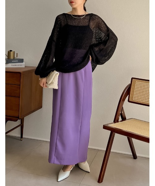 Re:EDIT（リエディ）の「[2023S/S SHOES COLLECTION]ポインテッドトゥバックストラップローヒールミュールパンプス（その他シューズ・レディース・ブラック/ホワイト/グリーン/キャメル/パイソン・LARGE/X-LARGE/SMALL/MEDIUM）」の8枚目の写真