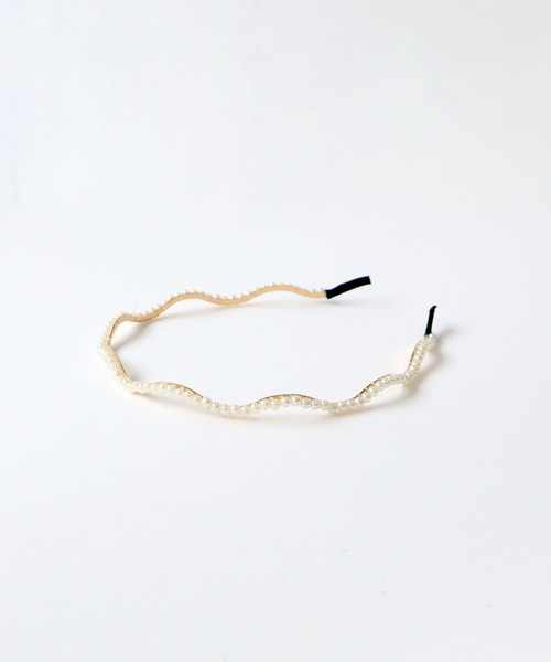 BLUEEAST（ブルーイースト）の「パールカチューシャ（カチューシャ・レディース・ホワイト系/オフホワイト/ホワイト・FREE）」の12枚目の写真