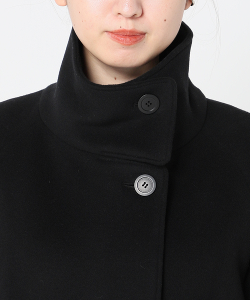 JOURNAL STANDARD（ジャーナルスタンダード）の「■スーパー140スタンドロングコート（その他アウター・レディース・ブラック/ベージュ・36/38）」の22枚目の写真