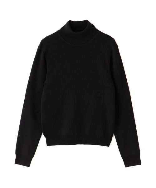 N.（N. Natural Beauty Basic）（エヌエヌナチュラルビューティーベーシック）の「◆ウールベーシックスムースタートルネックニット（ニット/セーター・レディース・ブラック/ベージュ/レッド/オフホワイト・MEDIUM）」の18枚目の写真