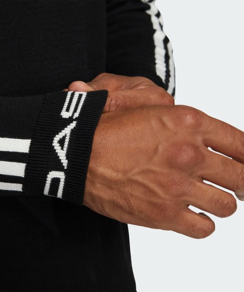 セール】スリーストライプス 長袖クルーネックセーター【adidas