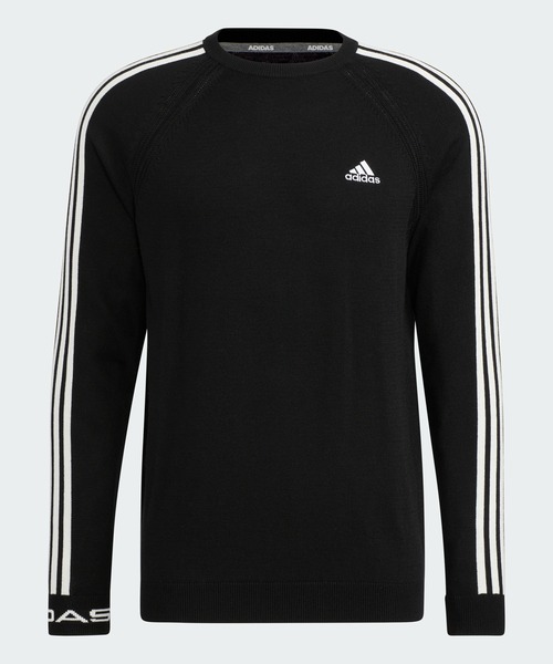 セール】スリーストライプス 長袖クルーネックセーター【adidas